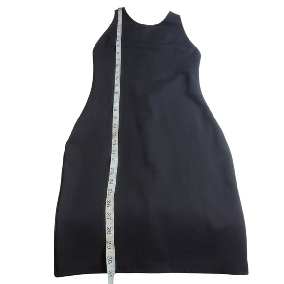 Revolve By The Way Eloise Cross Back Mini Dress XS Black Yellow Contrast Strap - Picture 13 of 16